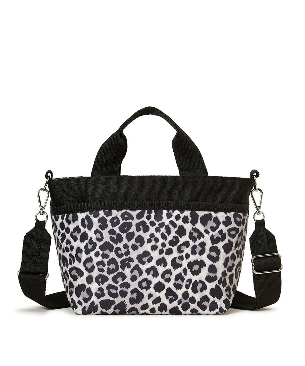 LeSportsac SMALL BUCKET TOTE/ニュートラルレオパード 