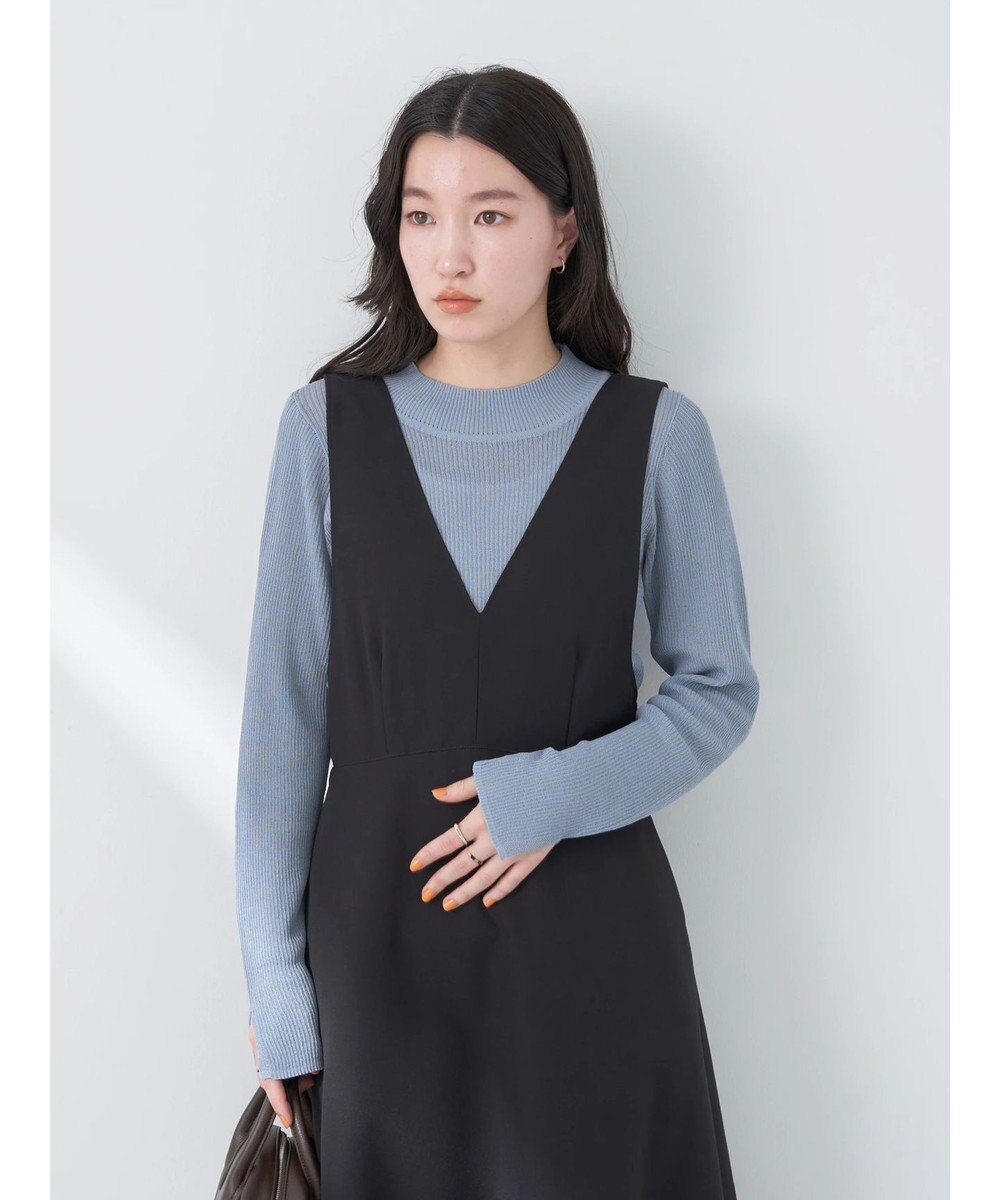 earth music&ecology シアーリブニットプルオーバー 