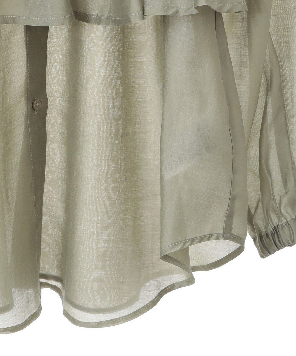 Green Parks ＳＥＴ２点フリルビスチェ＋シャツチュニック 