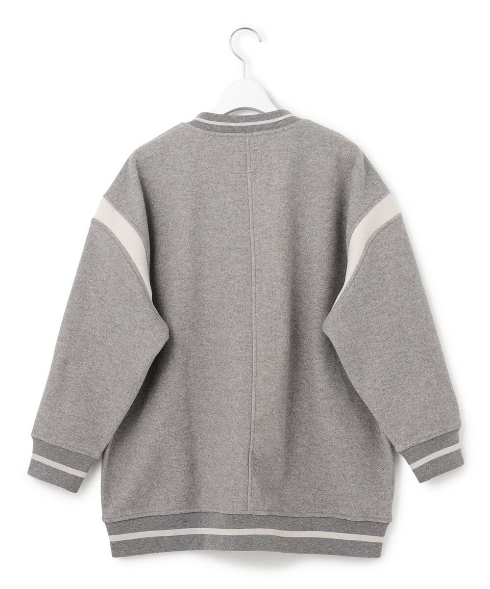 J.PRESS YORK STREET 【WOMEN】NEEDLE JERSEY オーバーサイズスタジャン 