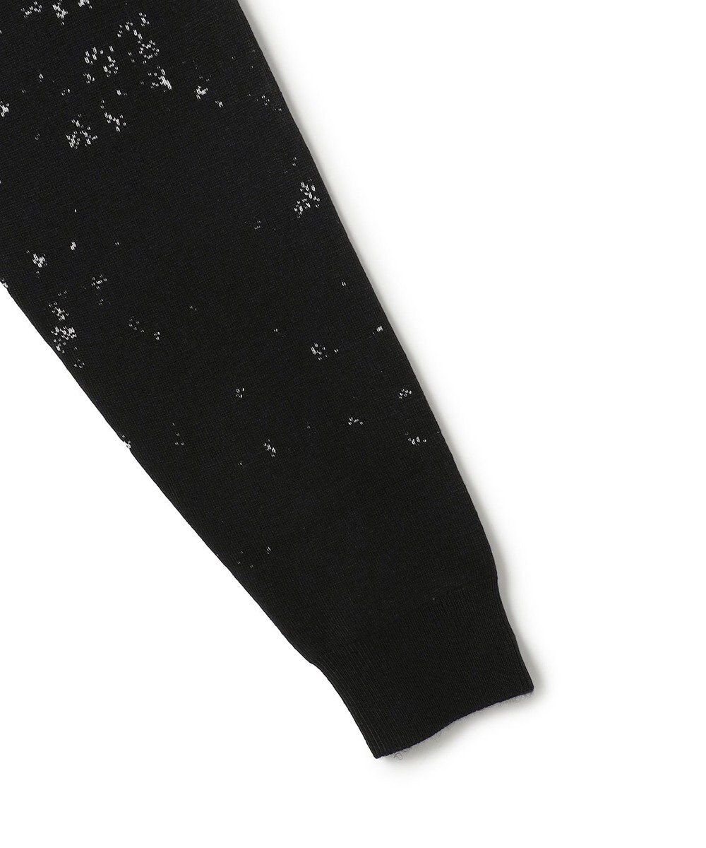 JOSEPH HOMME ドローイングブレイドジャガード　クルーネック長袖ニット 