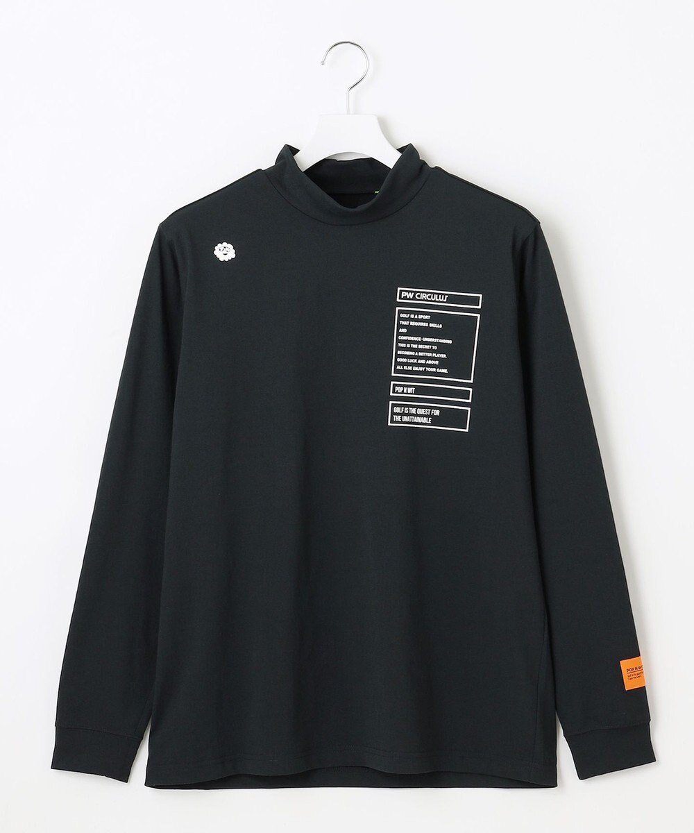 PW CIRCULUS 【吸水速乾 / UV遮蔽率99.5% UVカット / ストレッチ】【MEN】ロングスリーブモックT ゴルフ 