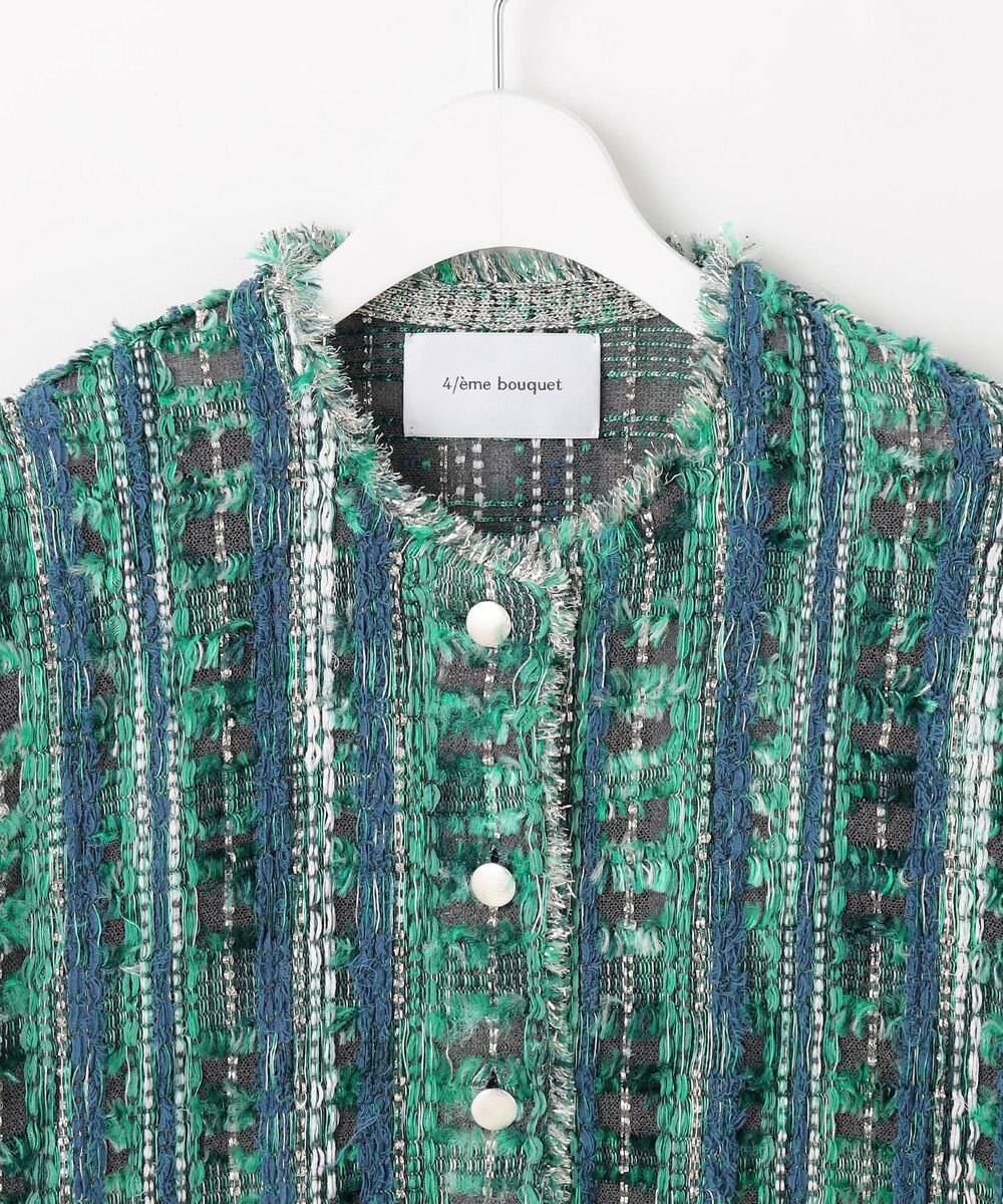 自由区 【カトリエムブーケ】Melange de couleurs カラーミックスカーディガン 