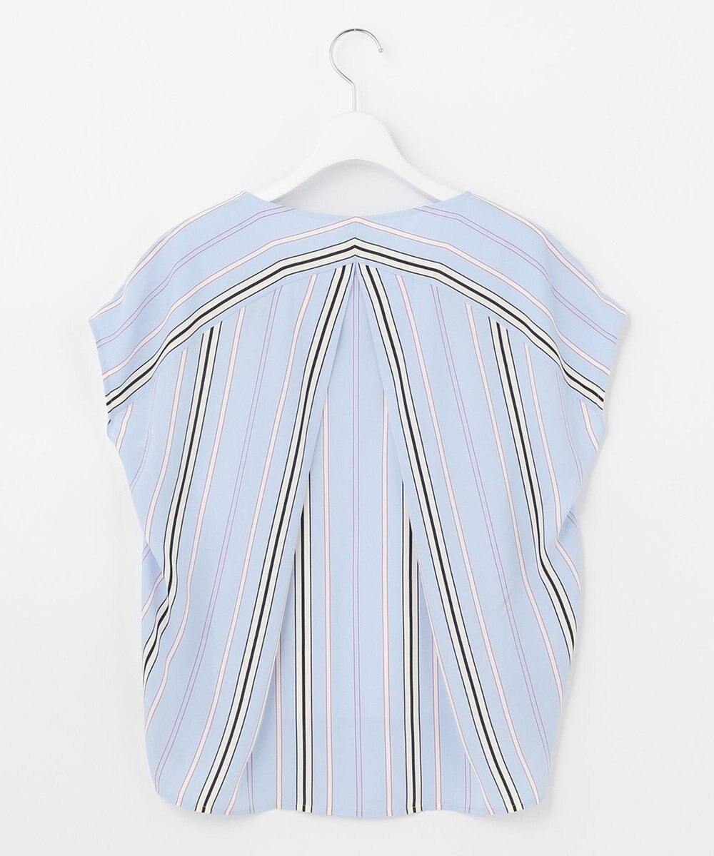 自由区 L 【WEB限定】ランダムストライプ セットアップワンピース 