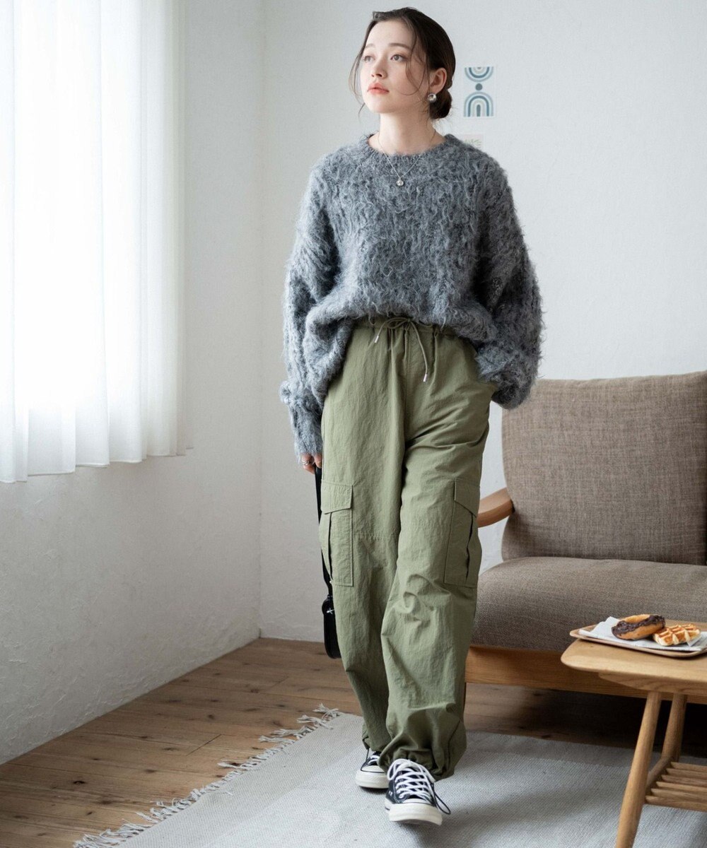 WEGO ブラッシュニットBIGプルオーバー 