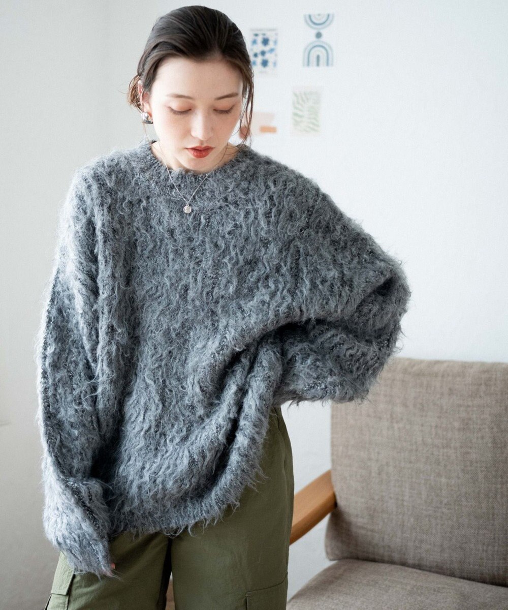 WEGO ブラッシュニットBIGプルオーバー 