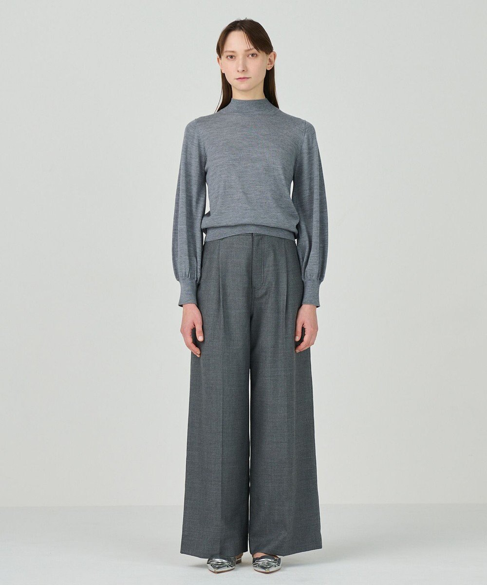 GRACE CONTINENTAL ファインウールニットトップ 