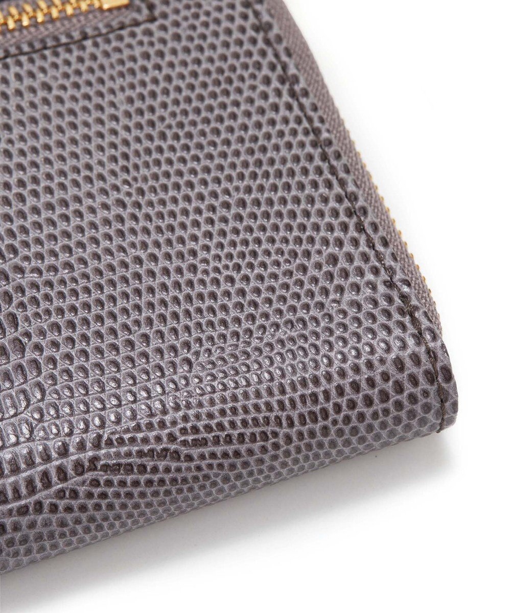 TOPKAPI 【TOPKAPI】イタリアンレザー リザード型押し Lファスナー長財布マチ付き LUCIA ルチア 