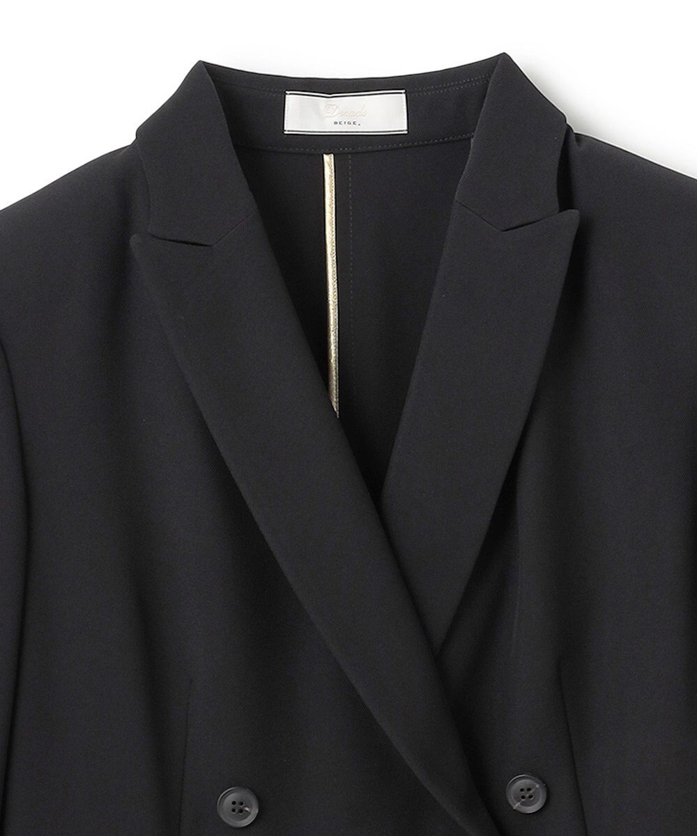 BEIGE， 【洗える・L-size】ALAINA / ダブルジャケット 