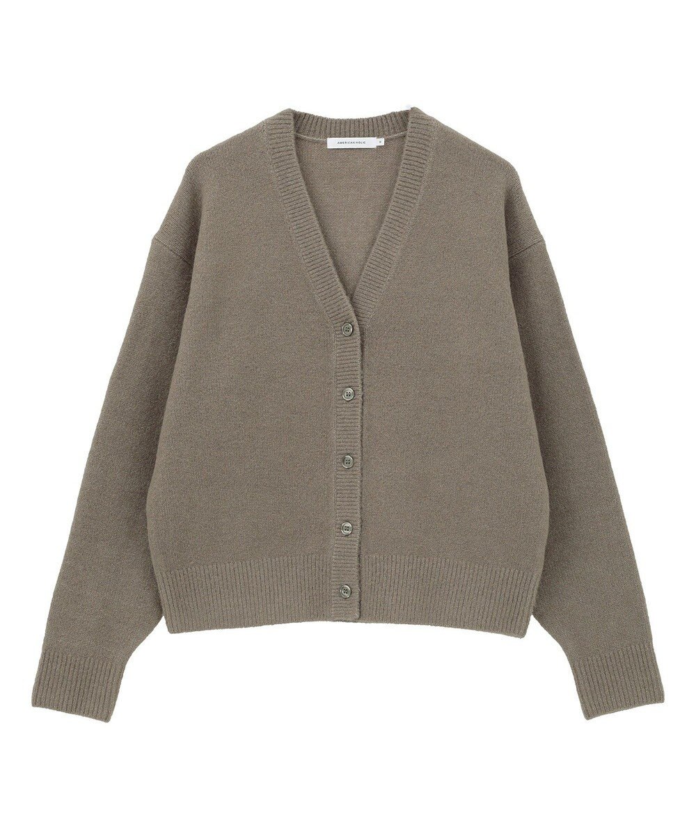 AMERICAN HOLIC Vネックラメニットカーディガン 
