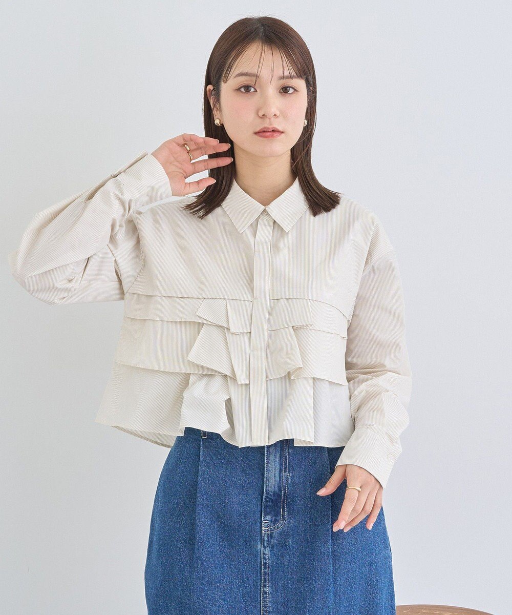 earth music&ecology ティアードショートシャツ 