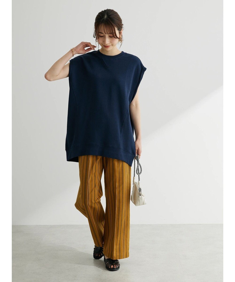 Green Parks ・Ｄｏｕｂｌｅ　Ｆｌａｇｓ　ウラケノースリーブスウェット 