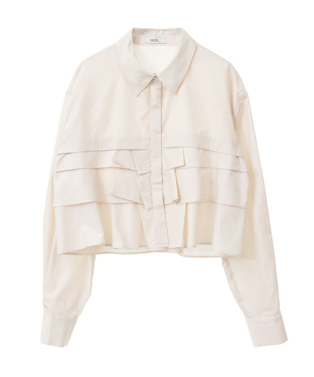 earth music&ecology ティアードショートシャツ 