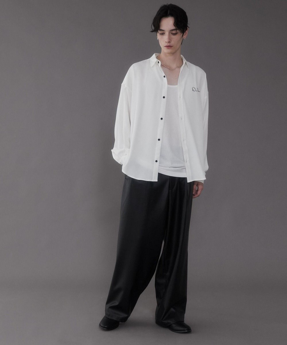 WEGO アムンゼンワンポイントBIGシャツ（LS） 