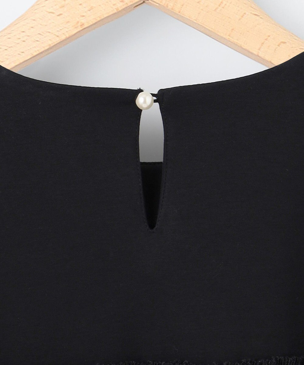 組曲 S プリーツコンビ5分袖 カットソー 