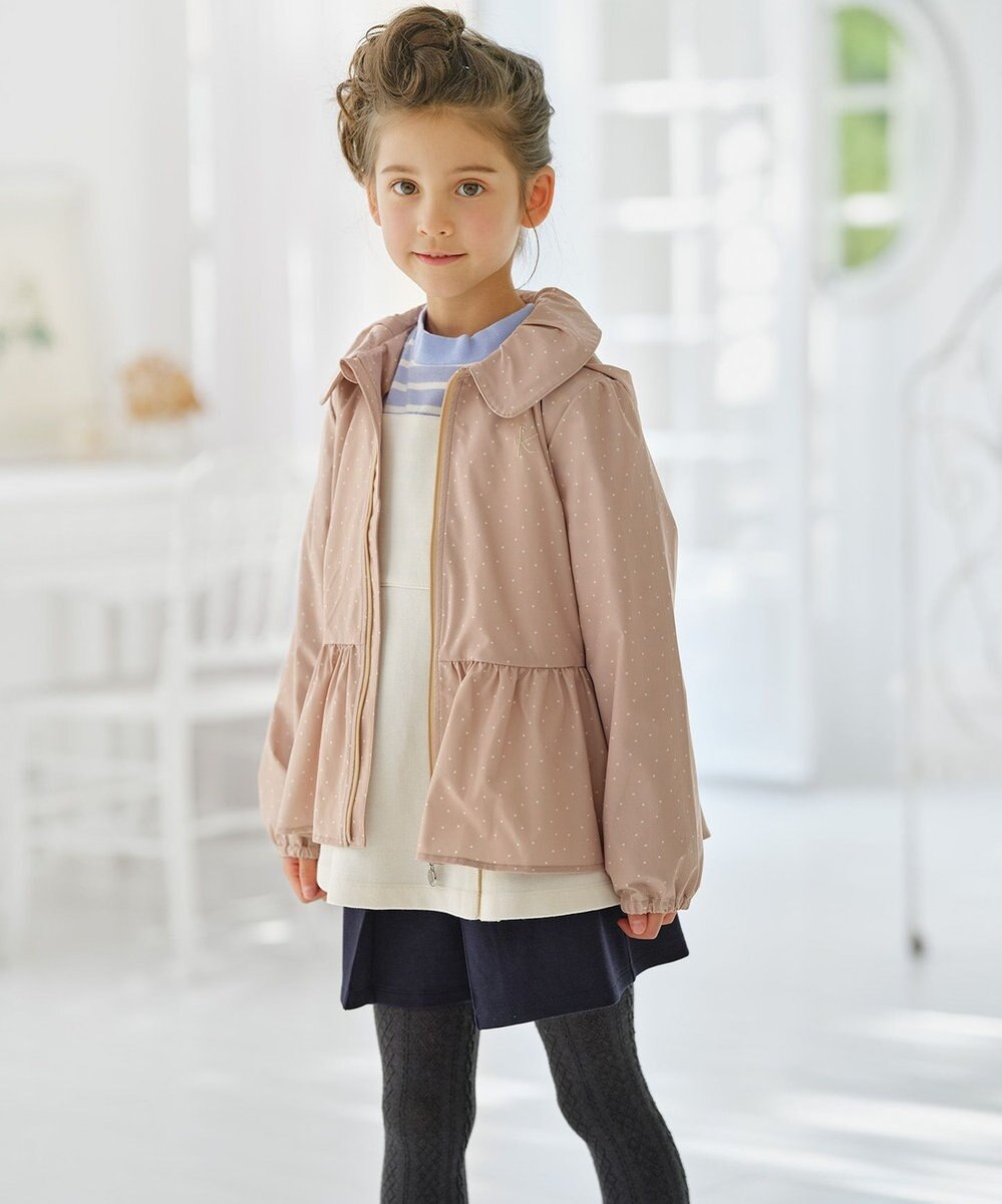 組曲 KIDS 【150-160㎝】ランダムドット ブルゾン 