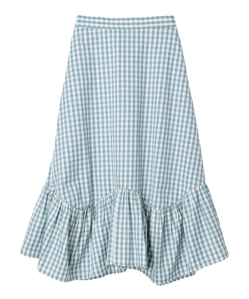 earth music&ecology イレヘムチェックスカート 
