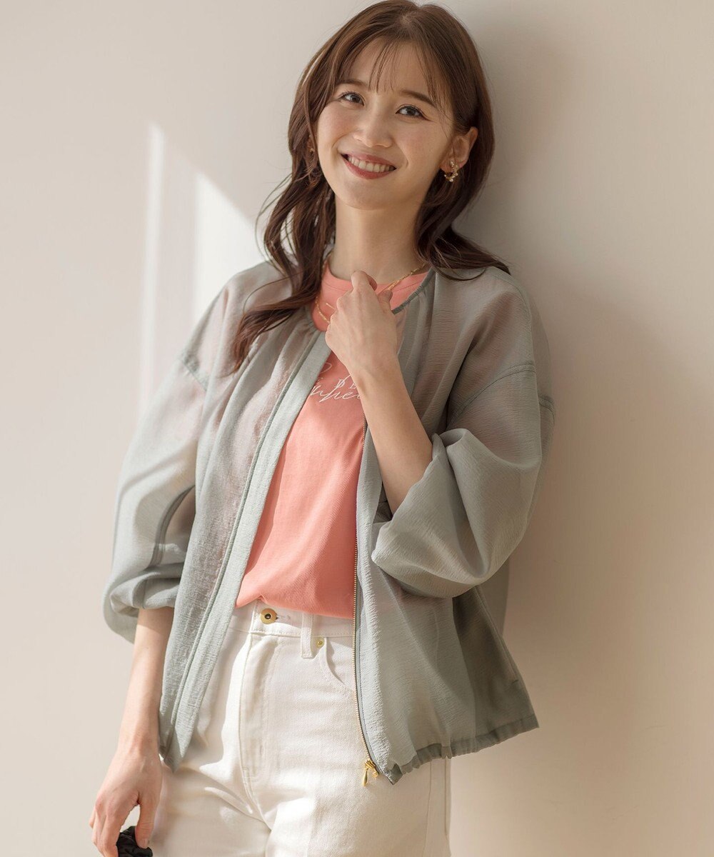 ANY SIS 【洗える】ドルマンシアー ブルゾン 