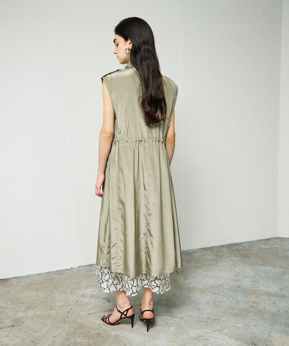 GRACE CONTINENTAL ミリタリーロングジレ 