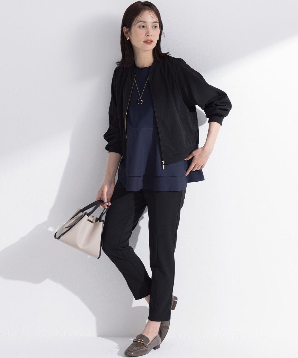 組曲 S 【ご好評につき追加生産！】ジョーゼットジャージースタイルアップ パンツ 