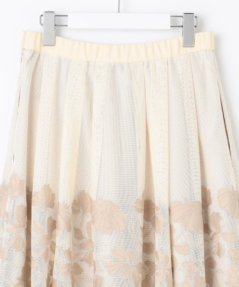 自由区 【Premium Collection】フラワーエンブロイダリーチュール  スカート 