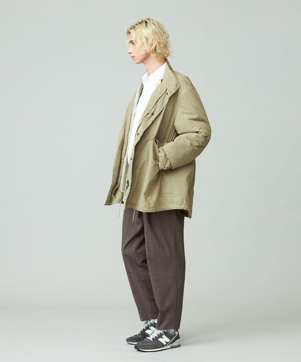 J.PRESS YORK STREET 【UNISEX】ナイロンワッシャーショートモッズコート 