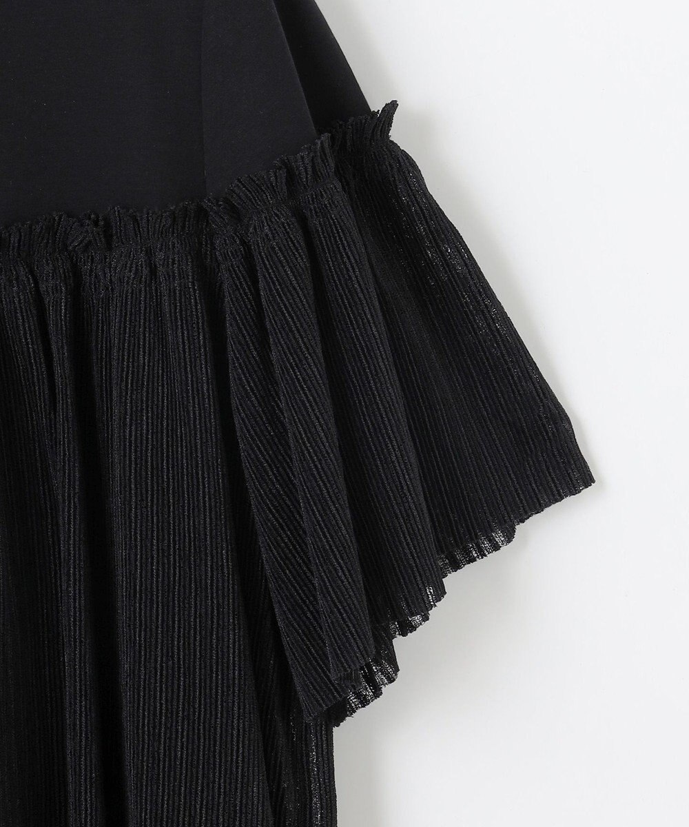 組曲 S プリーツコンビ5分袖 カットソー 