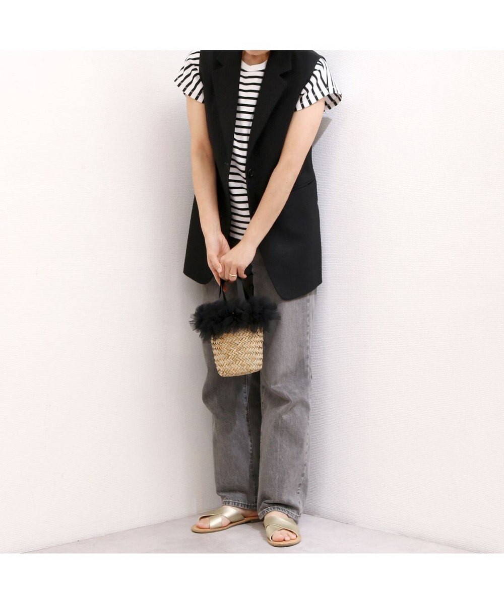 UNBILLION カカトゥ kakatoo / チュールフリンジミニ2wayカゴバッグ 