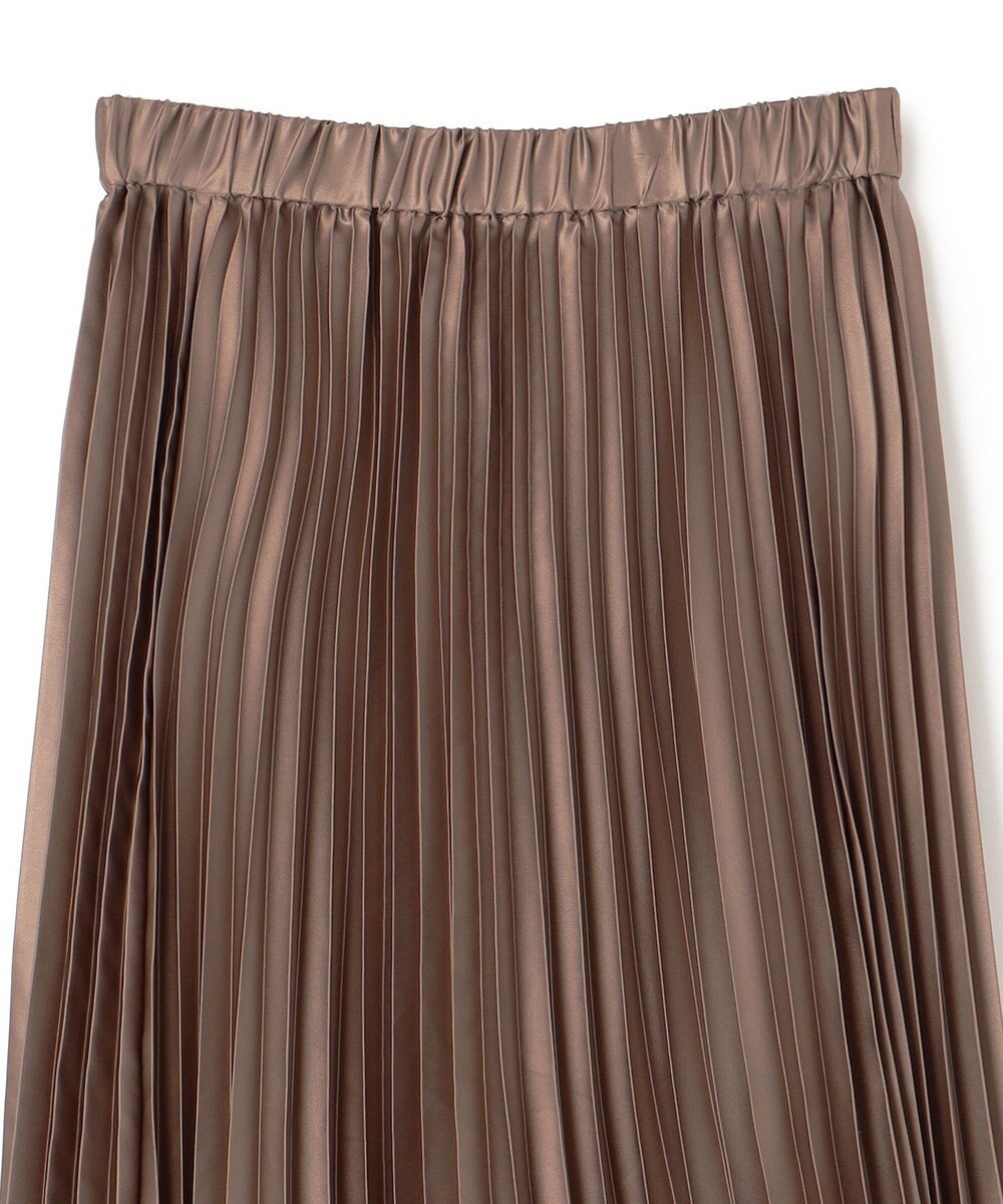 UNFILO 【洗える】チンツプリーツスカート 