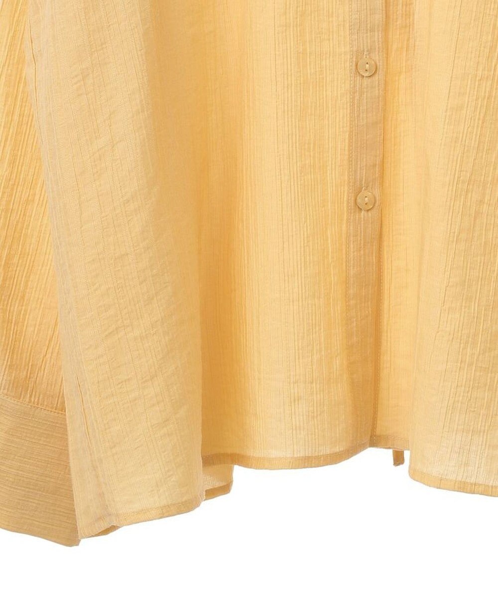 Green Parks バックシャンバンドカラーシャツ 