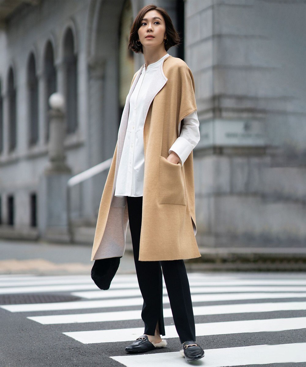 自由区 フェイクファーポシェット 