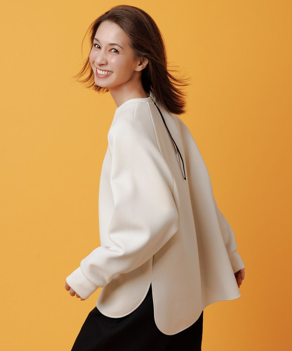 ls modeles nude 11 BEAUTY FORM JERSEY バックZIPプルオーバー / UNFILO | ファッション通販 【公式通販】オンワード・クローゼット