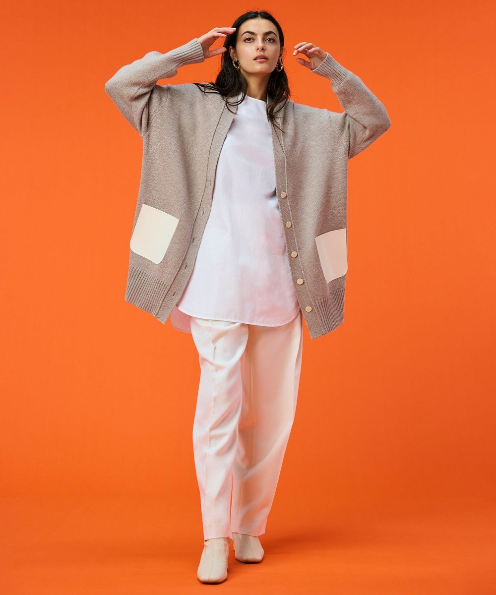 BEIGE， BOSQUET / ウールカービータックパンツ 