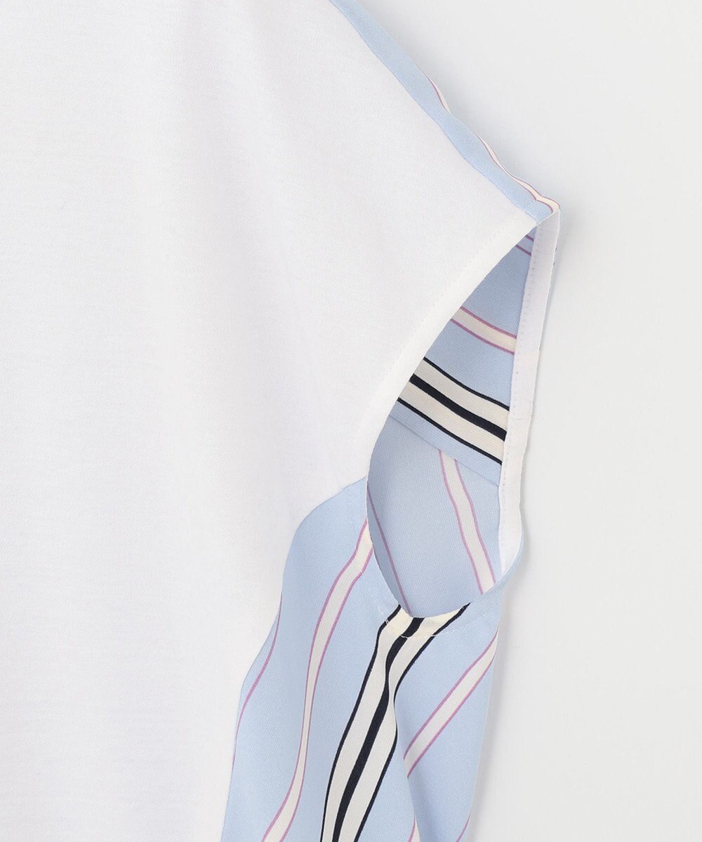 自由区 L 【WEB限定】ランダムストライプ セットアップワンピース 