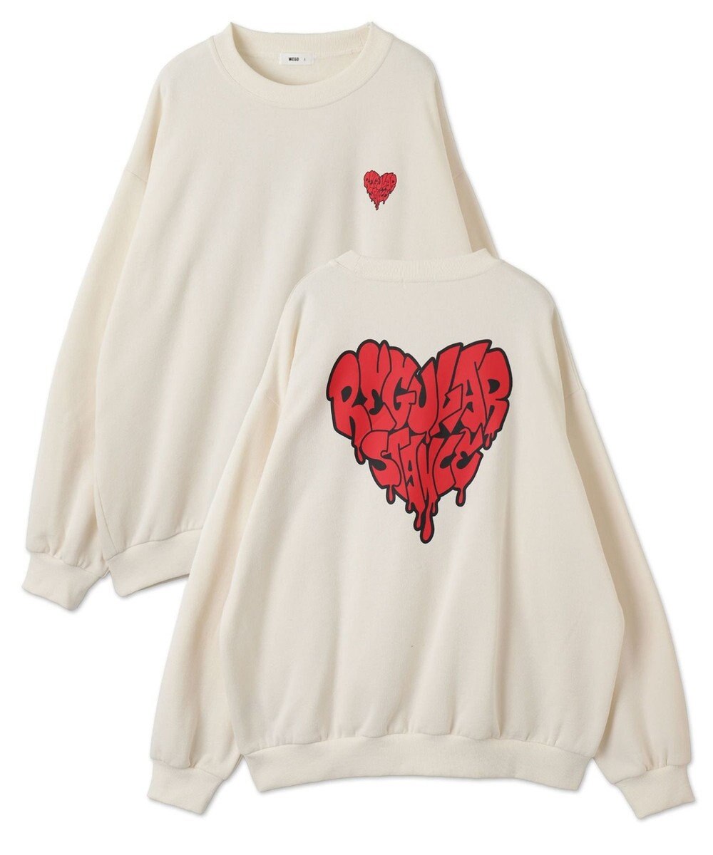 WEGO 【裏起毛/ユニセックス着用ITEM/SMLサイズ展開】アソートグラフィックプルオーバー（4） 