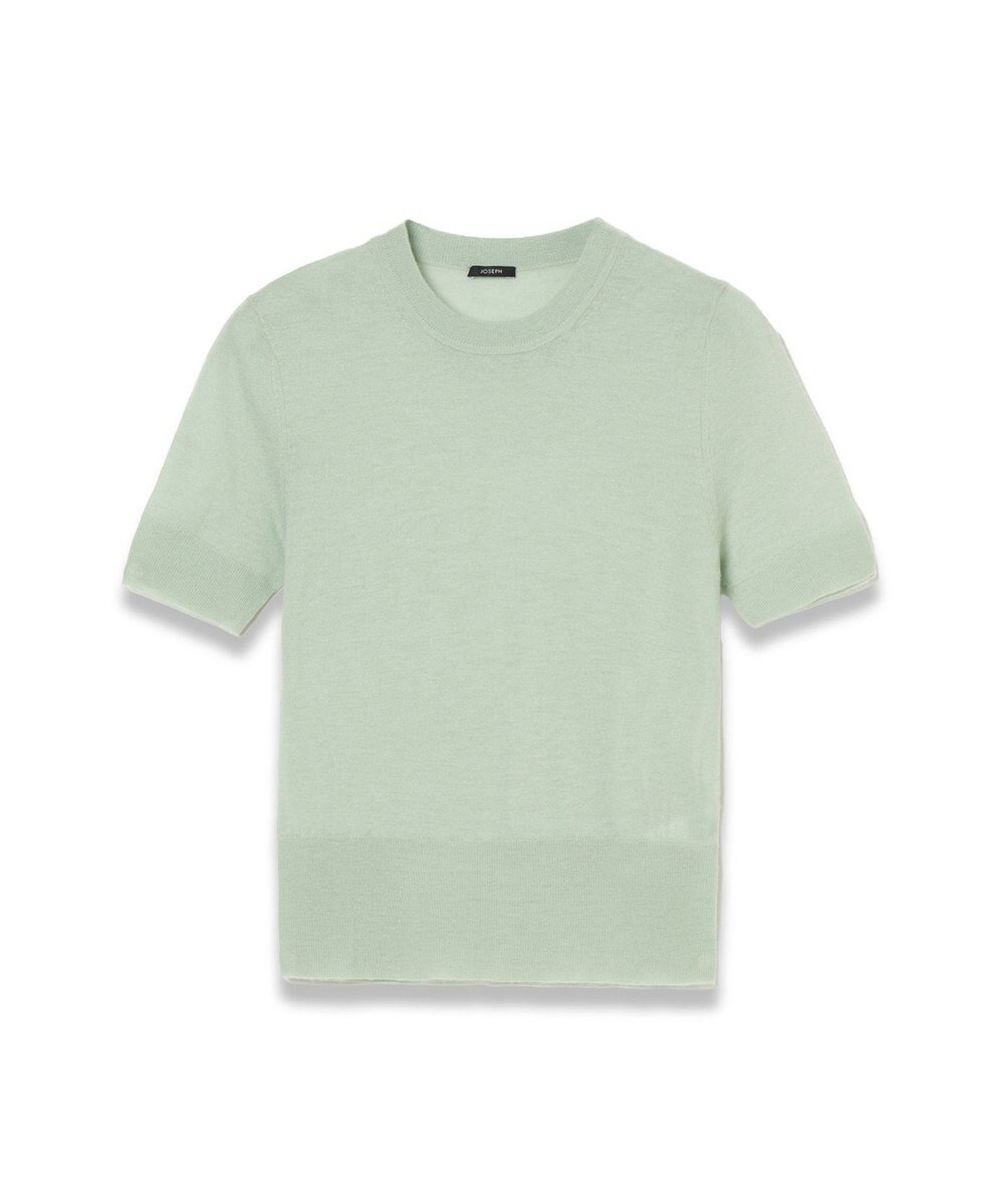 JOSEPH 【洗える】キャッシュエアー　ショートスリーブニット 