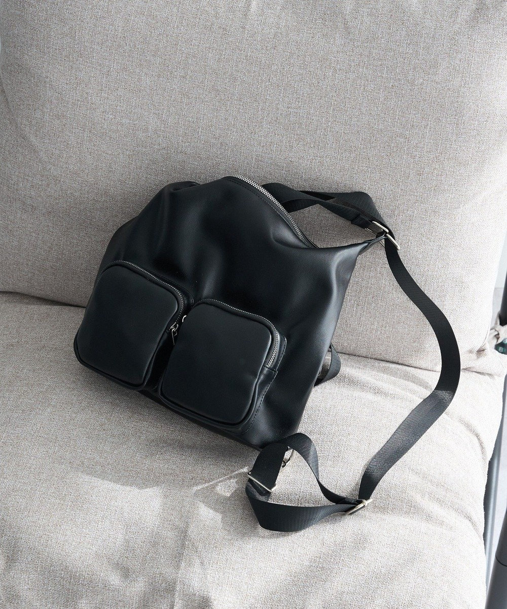 earth music&ecology Wポケット3WAYショルダーバッグ 