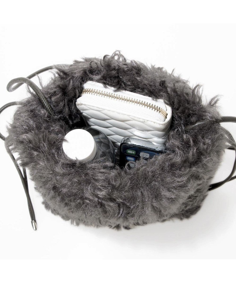 UNBILLION カシュカシュ cachecache / ベビーラム風巾着ミニバッグ 