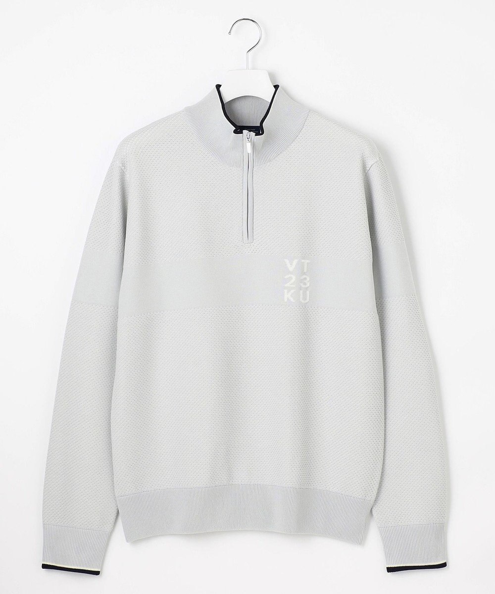 23区GOLF 【MEN】【ウォッシャブル】ハーフジップニットプルオーバー 