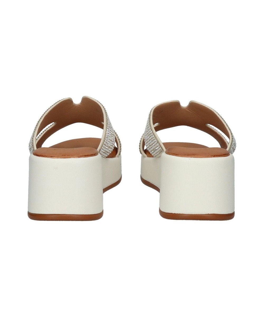 Bridget Birkin 【Bridget Birkin】サイドカットビジューウェッジミュールサンダル 