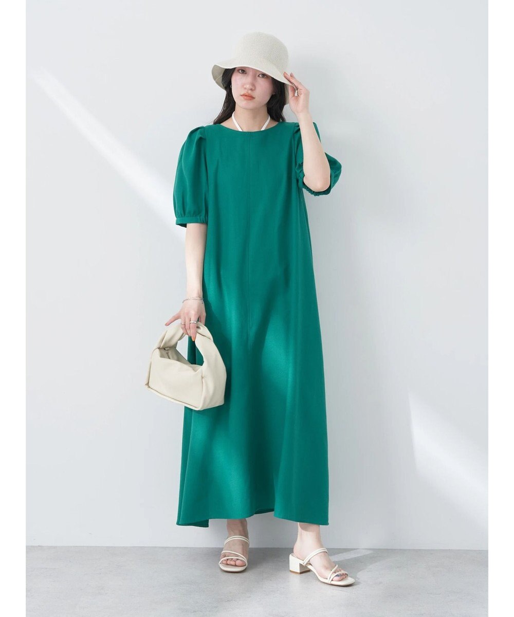 earth music&ecology リサイクルポリエステルブレンドＡラインワンピース 