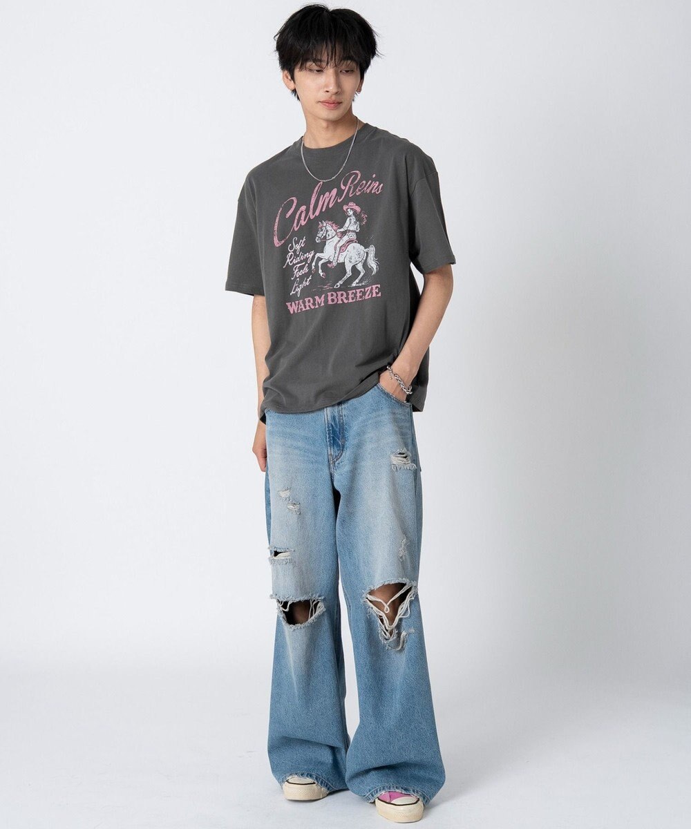 WEGO 【ユニセックス着用ITEM/SMLサイズ展開】アソートグラフィックBIG　T2（SS） 