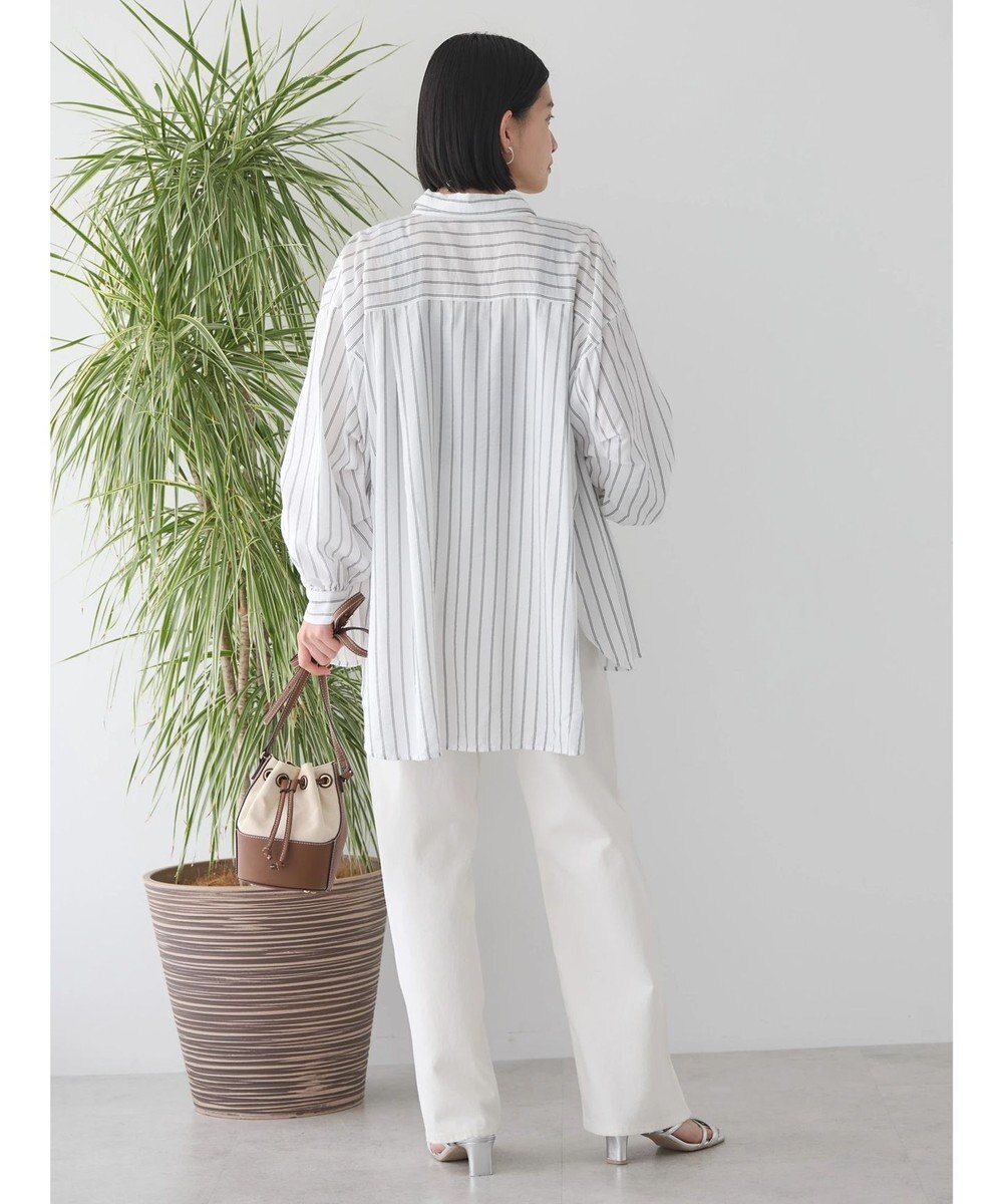 AMERICAN HOLIC 接触冷感Ｗポケット袖タックシャツチュニック 