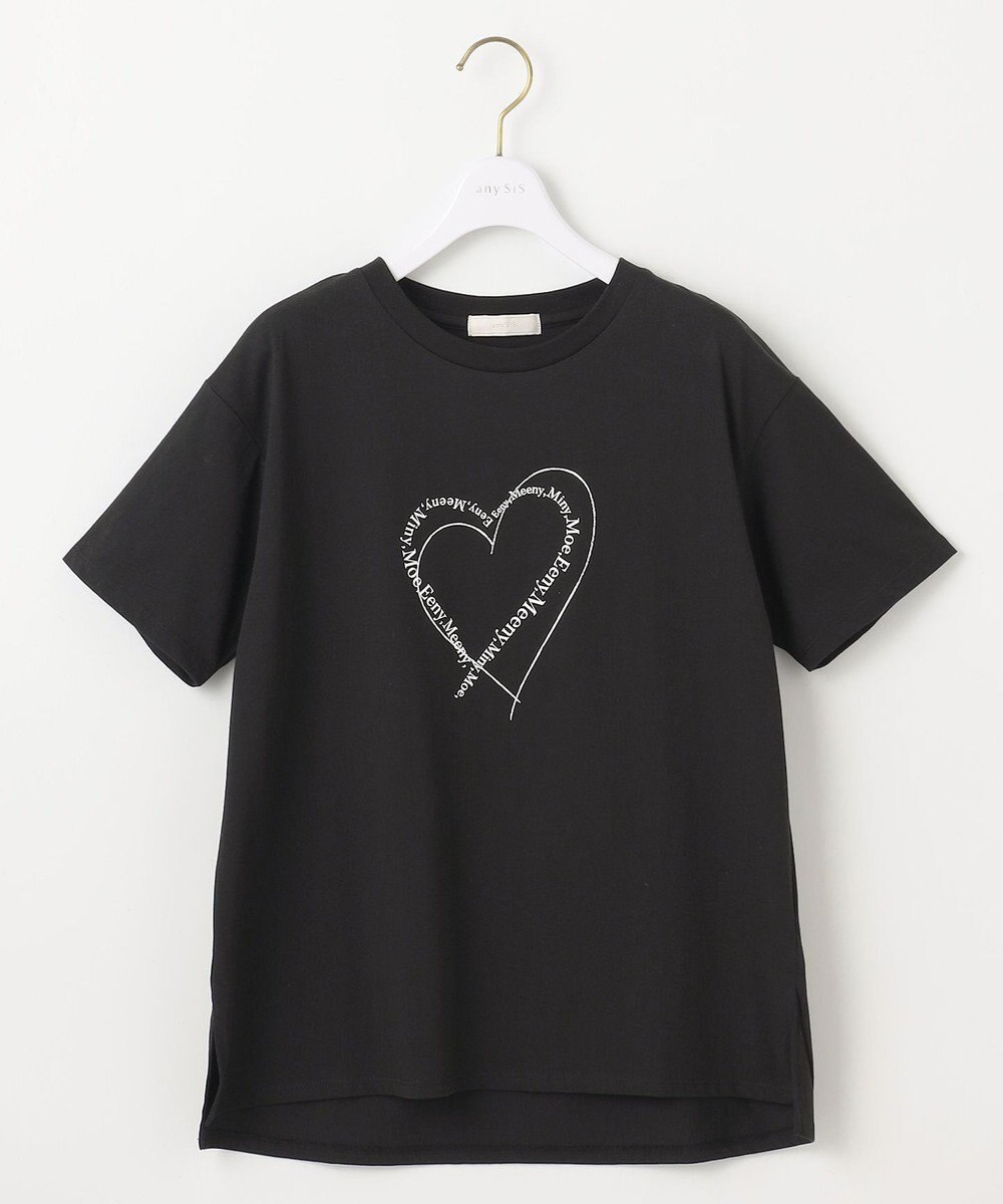 ANY SIS 【洗える】アソートロゴ Tシャツ 