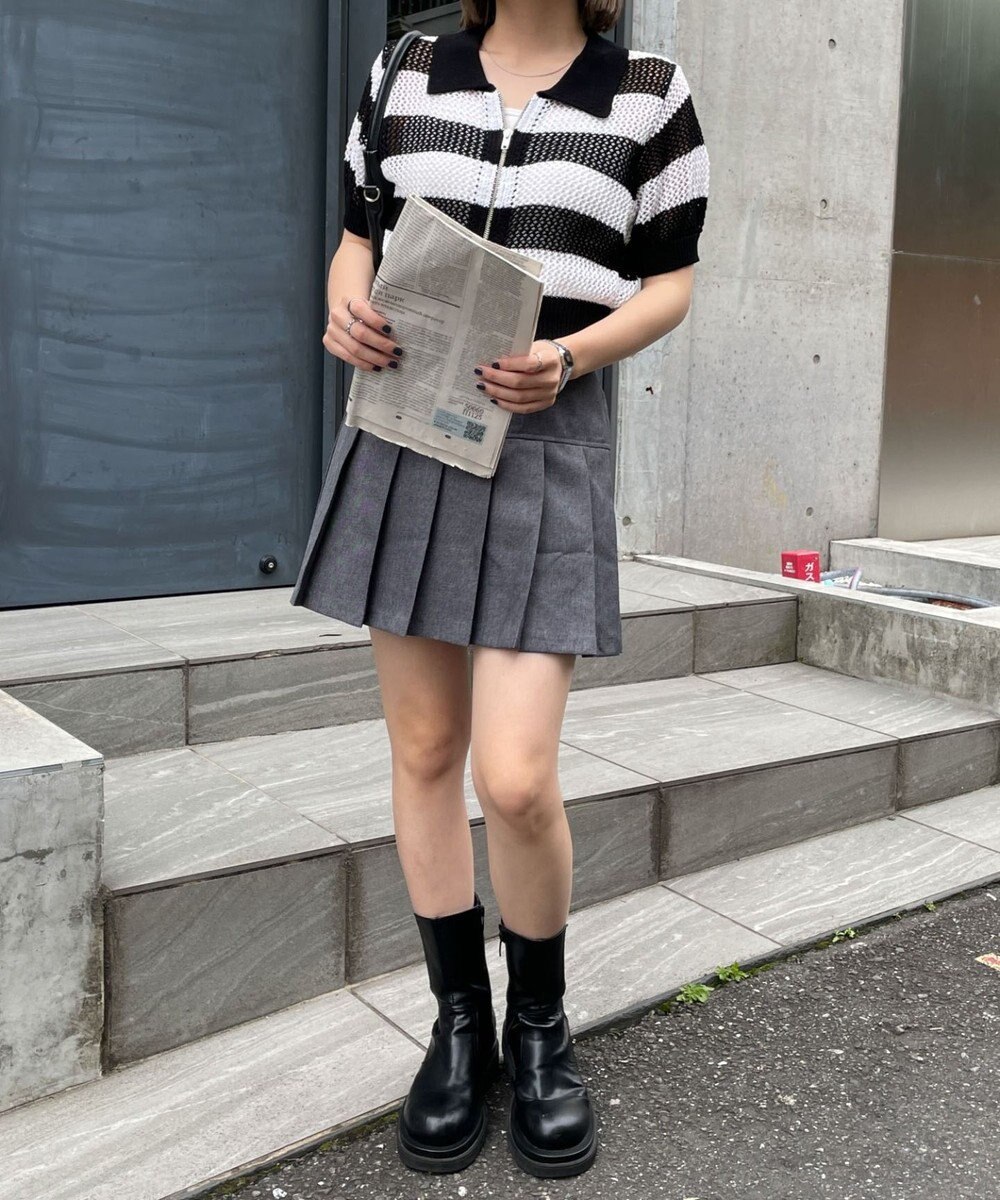 WEGO WZIPニットカーデ 