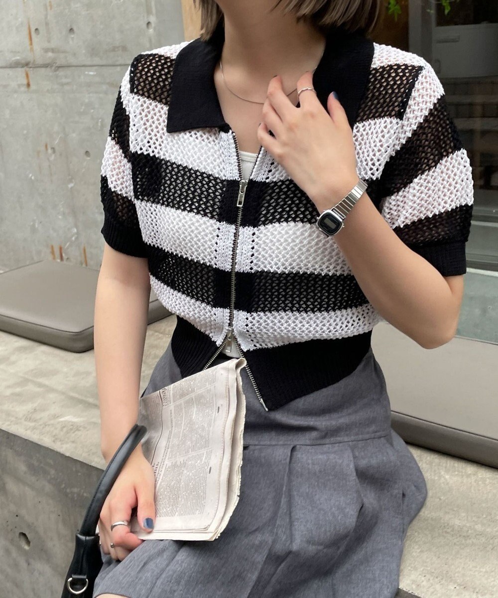 WEGO WZIPニットカーデ 