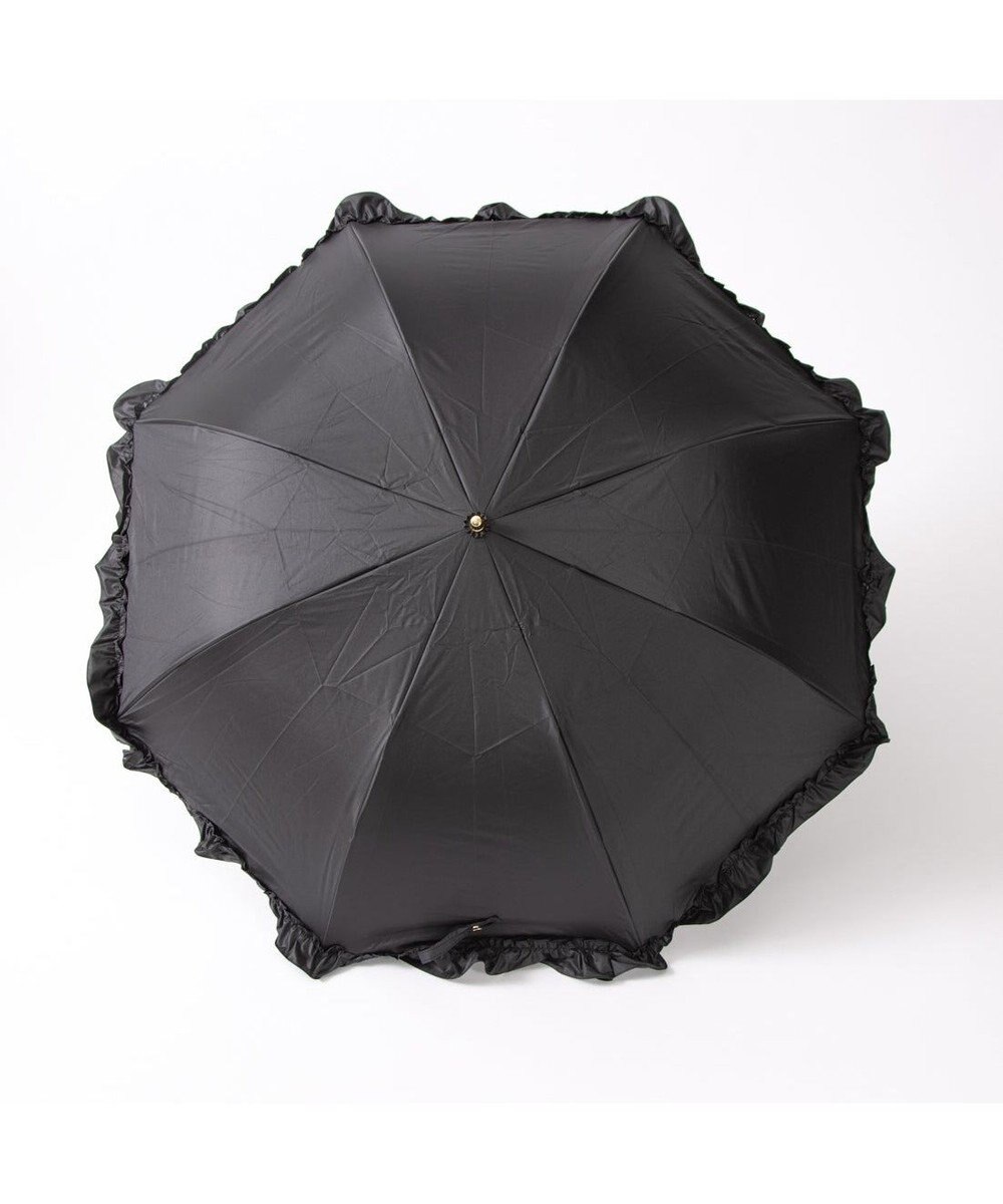 UNBILLION カシュネ cachenez / 【晴雨兼用】【日傘】 【UV カット率99.999.9％以上】PUビッグフリルトップレス折りたたみ傘 