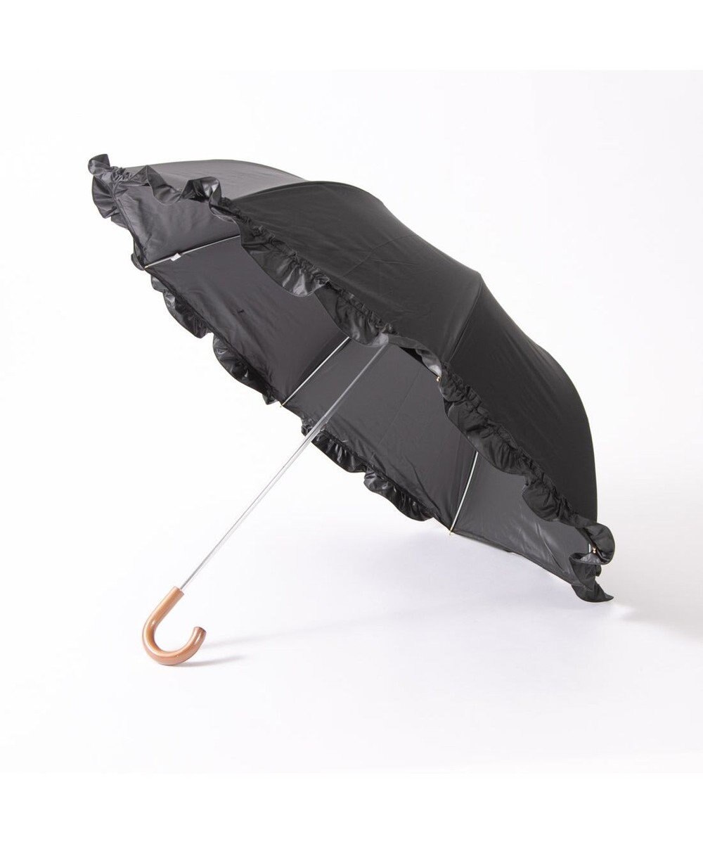 UNBILLION カシュネ cachenez / 【晴雨兼用】【日傘】 【UV カット率99.999.9％以上】PUビッグフリルトップレス折りたたみ傘 