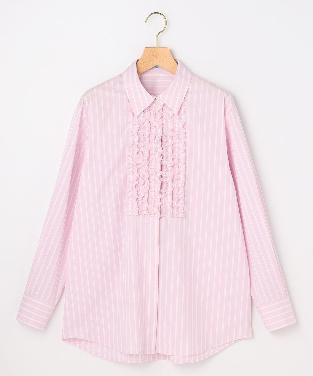 組曲 【先行予約・Flower Collection】コンパクトシャーティング シャツ 