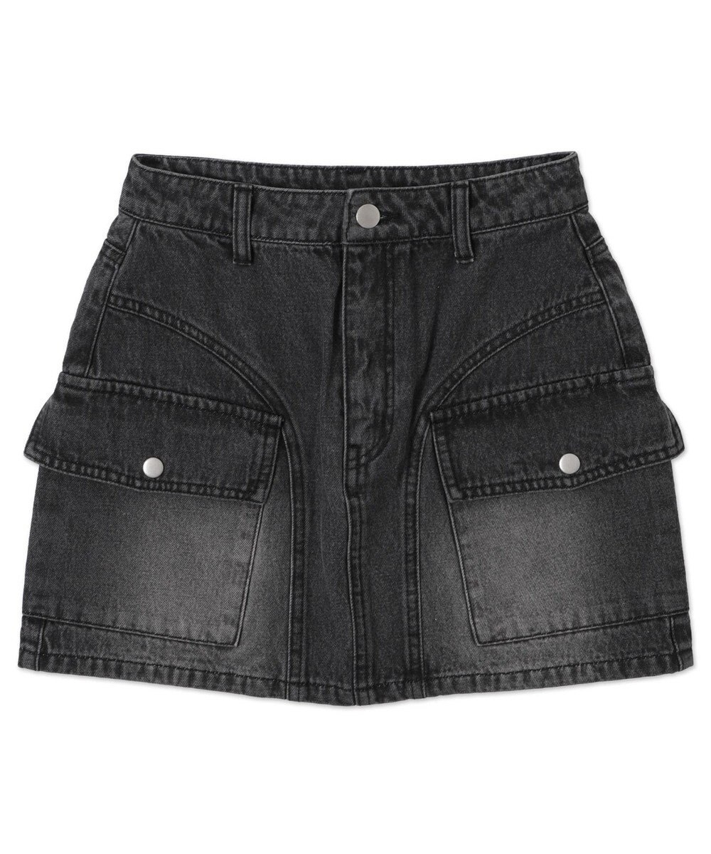 WEGO ヴィンテージウォッシュカーゴミニスカート 